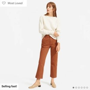 Everlane Straight Leg Cropped Pants - Size 6